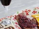 Steak sauce échalote au vin rouge