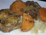 Tajine de poulet aux patates douces
