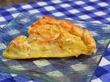 Tarte aux pommes de terre et cancoillotte