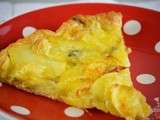 Tarte aux pommes de terre et morbier
