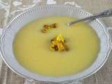 Velouté de pâtisson & brisures de marrons au curry