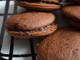 Whoopies au chocolat et sucre pétillant