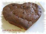 Gâteau fondant au chocolat et poires sans beurre