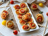 Mini tartelettes aux tomates cerises