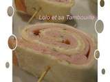 Petits Roulés à la vache qui rit et jambon