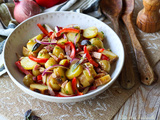Salade de pommes de terre aux lardons