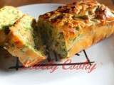 Cake raclette, moutarde à l'ancienne et haricots verts