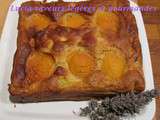 Gâteau provençal aux abricot et à la lavande