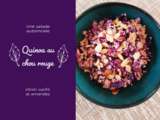 Salade de quinoa au chou rouge et citron confit