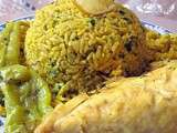 Colombo de riz vapeur au poulet