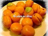 Abricots en pate d'amandes, gateau algerien