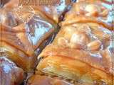 Baklawa (pâte de filo amandes & noix)
