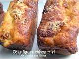 Cake figues chevre miel