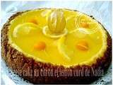 Cheesecake au citron et lemon curd