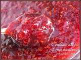 Confiture allegee fraises framboises