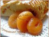 Croquets a la pâte d’abricots