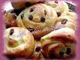 Pains aux raisins ou pains russe