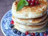 Pancakes sans oeufs au lait ribot ou lait vétégal