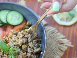 Salade de quinoa boulgour au thon facile