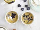Mug cake ricotta et myrtilles