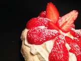 Pavlova aux fraises