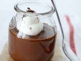 Petits pots de crème chocolat minceur
