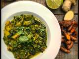 Curry de légumes verts
