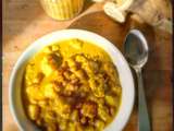 Curry végétarien aux pois chiches croustillants