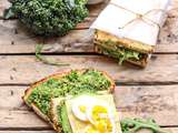 Sandwiches au pesto de brocoli