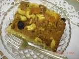 Gateau de semoule et de noix de coco