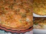 Quiche aux crevettes et fenouils