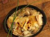 Gratin aux pommes de terre, champignons & tomme de Savoie