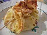 Recette crepes jambon fromage facile