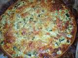 Quiche courgette thon moutarde