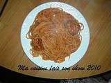 Spaghetti aux boulettes de viandes
