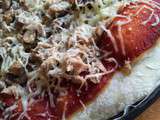Pizza au thon et au champignon