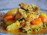 Tagine de poisson aux légumes et citron confit