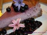Cheese cake au cassis