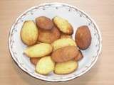 Madeleines au miel