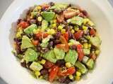 Salade avocats - haricots rouges