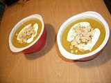 Soupe de courge butternut
