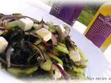 Salade laitue de mer -feta-concombre