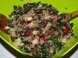 Salade de quinoa et kale aux fraises