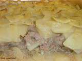 Millefeuille de pommes de terre au thon