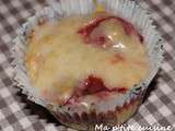 Muffins aux framboises et au citron