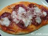 Pizza jambon - chorizo