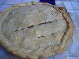 Tourte aux topinambours et à la viande