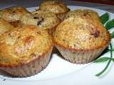Muffin noisette coeur coulant au nutella
