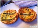 Quiche aux asperges vertes et fromage de chèvre