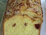 Cake amande, orange et cranberries à la polenta de riz Exquidia sans gluten et sans lactose
